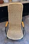 Fauteuil en osier 1950