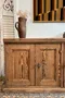 Ancienne enfilade d’atelier en sapin – 5 portes