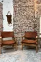 Paire de fauteuils brutalistes – Années 60-70