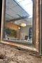 Ancien miroir doré  au mercure Début XXème 