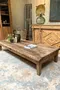 Table basse en noyer 