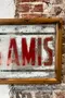 Ancienne enseigne de café « Les Bons Amis » - début XXe siècle
