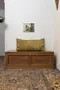 Ancien banc coffre en chêne