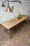Grande table de ferme en châtaignier