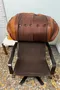 Fauteuil cuir scandinave 