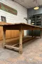 Grande table de travail en sapin - Début XXe siècle