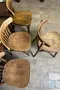 Série de huit chaises bistrot