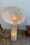 Lampe sculpture vintage en soie