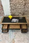 Table basse rustique en chêne