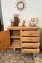 Commode vintage en bois massif – Années 50