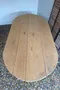 Table ovale en hêtre et sapin
