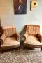 Paire de fauteuils de style  Napoléon III Début XXème 