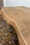 Table basse brutaliste en chêne – Années 50