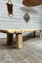 Console basse en bois clair – XIXe siècle