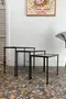 Ensemble de trois tables gigognes années 60