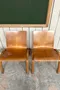 Paire de fauteuils modernes minimalistes Années 50
