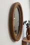 Ancien miroir ovale Louis-Philippe
