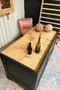 Ancien bureau / comptoir en bois Début XXème 