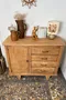 Commode vintage en bois massif – Années 50