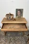 Petite console table en noyer - Début XXe siècle