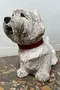 Statue en béton – Chien Westie – Années 80