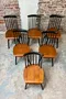 Lot de six chaises Tapiovaara – Années 60