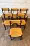 Suite de 6 chaises année 50