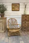 Fauteuil rotin vintage Années 60