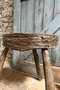 Tabouret primitif  en bois Début XXème 