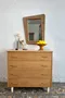 Commode vintage en contreplaqué chêne