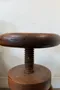 Tabouret d’atelier à vis en hêtre – début XXe siècle