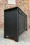Ancien buffet peint en noir - XXe siècle