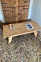 Table basse  en chêne Années 50