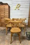 Série de 6 chaises bistrot Thonet en bois blond