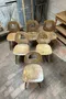 Lot de 6 chaises de bistrot Baumann Années 60