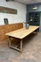 Grande table de travail en sapin - Début XXe siècle