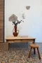 Ancienne table basse en peuplier