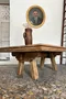 Table basse avec plateau en sapin