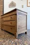 Commode coffre en chêne du XIXe siècle