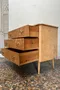 Commode vintage en bouleau madré