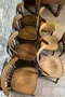 Série de huit chaises bistrot