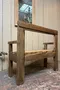 Ancien banc en chêne
