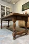 Ancienne table de ferme rustique en chêne