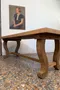 Table en chêne à piètement lyre
