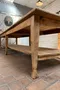 Très grande table de drapier début XXe