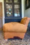 Fauteuil club en cuir Années 50 