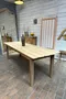 Grande table ancienne en bois brut – début XXe