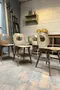 Lot de 6 chaises de bistrot Baumann Années 60