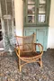 Fauteuil rotin vintage Années 60