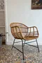 Paire de fauteuils en rotin – Années 50